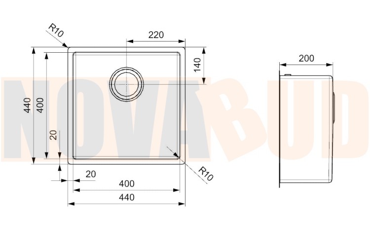 Reginox MIAMI Zlewozmywak stalowy 1-komorowy miedź R30707ryss.jpg